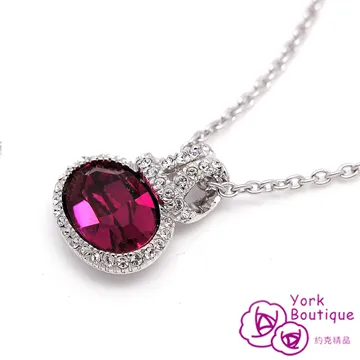 【約克精品】貴族風華施華洛元素晶鑽琉璃珠包銠金項鍊(SGS認證) 歷史價格詳細信息