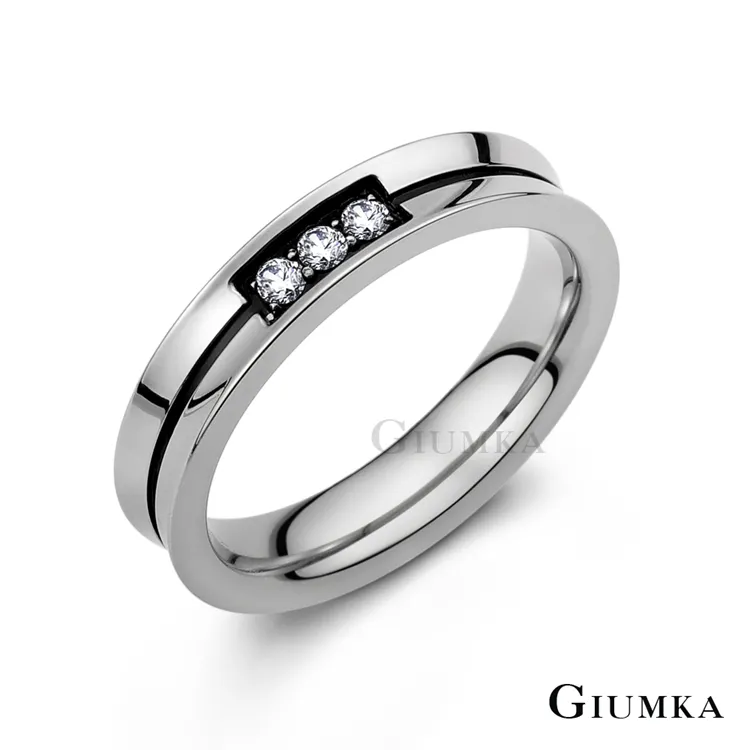 GIUMKA 黑色男戒十字誓言情侶戒指刻字 單個價格 MR04098 歷史價格詳細信息