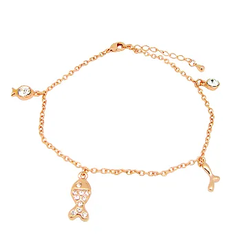 【Charme】日韓新品 悠游自在 玫瑰金 腳鍊 歷史價格詳細信息
