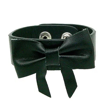 【Charme】時尚百搭蝴蝶結皮手鍊 優雅白 歷史價格詳細信息