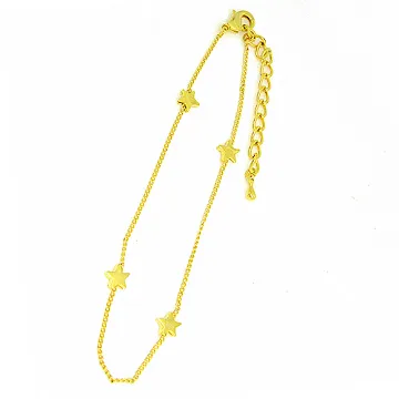 【Charme】 日韓新品 黃k單墜造型 腳鍊 歷史價格詳細信息