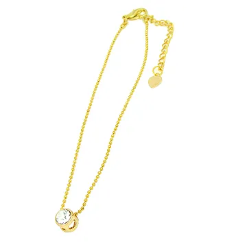 【Charme】 日韓新品 黃k單墜造型 腳鍊 歷史價格詳細信息
