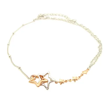 【Charme】韓國新品 三色甜甜圈 水晶鑽 腳鍊 歷史價格詳細信息