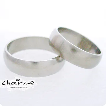 【Charme】316L鋼 簡愛 寬版設計款對戒 歷史價格詳細信息