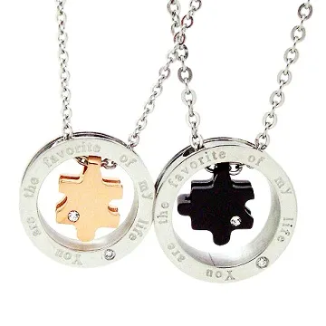 Charme 316L鋼 愛是Love 時尚情人對鍊 歷史價格詳細信息