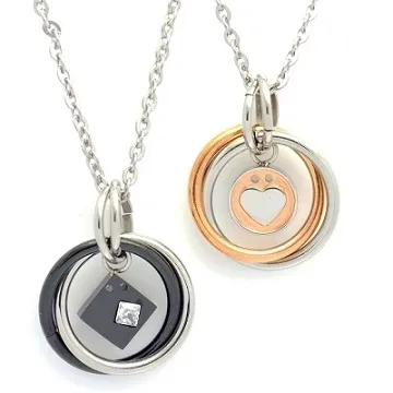 Charme 316L鋼 守護真愛 時尚情人對鍊 歷史價格詳細信息