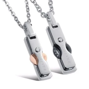 Charme 316L鋼 時尚情人手對鍊[GS717] 歷史價格詳細信息