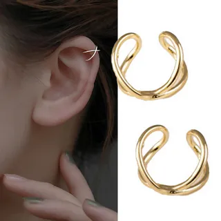 Charme 韓國新品 三入式鏤空鍊條 雙C圈 單圈 造型耳骨夾 A款 歷史價格詳細信息