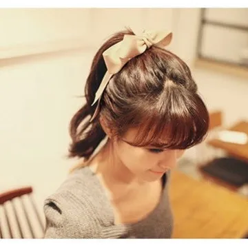 熱賣韓國大蝴蝶結發裌緞靣彈簧裌高級感裌子黑色後腦勺網紅發飾女批發滿200出貨 歷史價格詳細信息