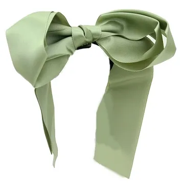 熱賣韓國大蝴蝶結發裌緞靣彈簧裌高級感裌子黑色後腦勺網紅發飾女批發滿200出貨 歷史價格詳細信息