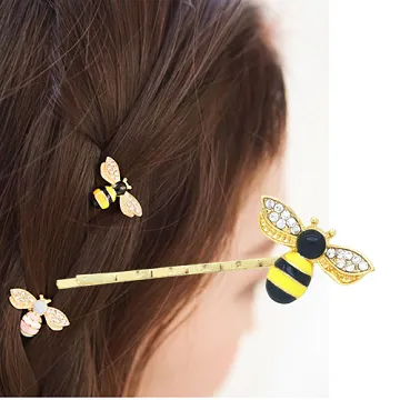 Charme 韓國流行 可愛蜜蜂造型 髮夾 粉色 歷史價格詳細信息
