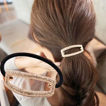 Charme 韓國流行 簡易鏤空造型髮夾 金色無限 歷史價格詳細信息