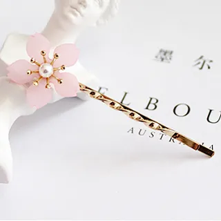 【Charme】日系手作 水玉圓點立體層次花朵 髮束 水藍色 歷史價格詳細信息