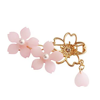 【Charme】日系手作 水玉圓點立體層次花朵 髮束 水藍色 歷史價格詳細信息