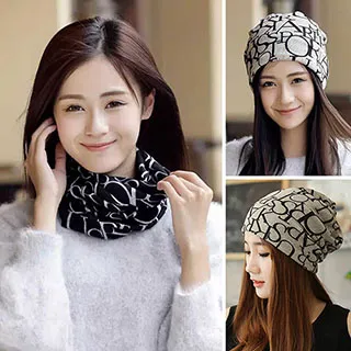 【幸福揚邑】造型頭巾套頭帽防塵口罩面罩保暖圍脖圍巾-英文款 歷史價格詳細信息