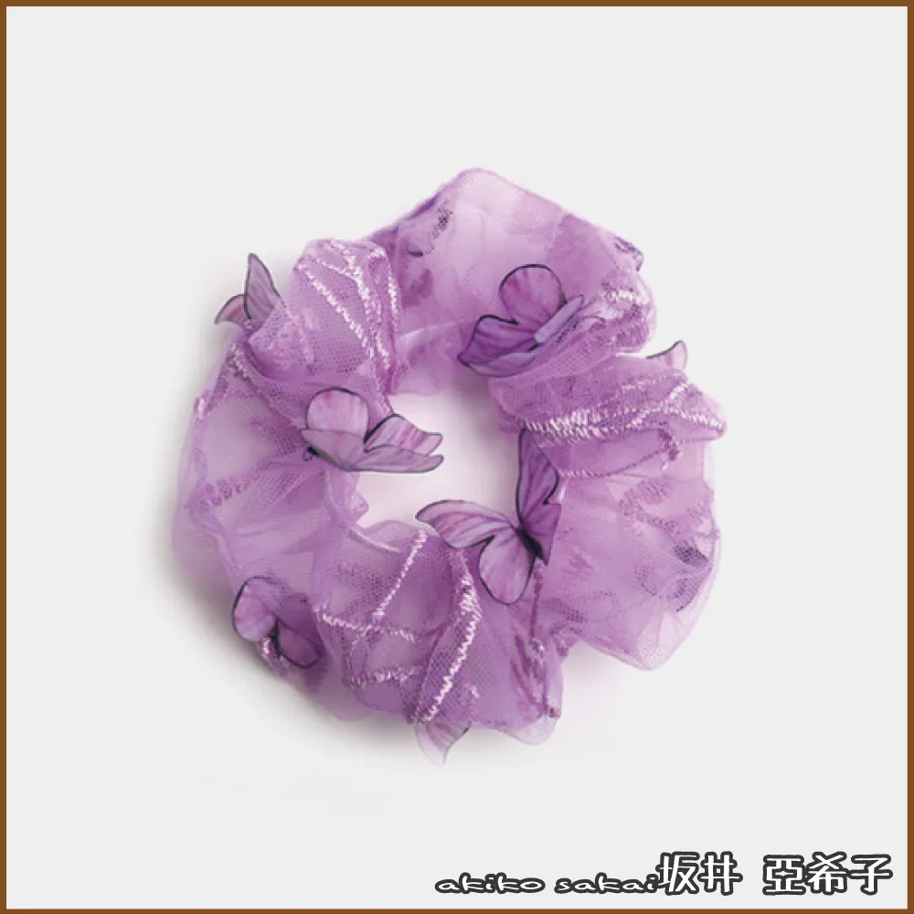 『坂井．亞希子』日系森林風清新網紗珍珠造型髮圈 歷史價格詳細信息