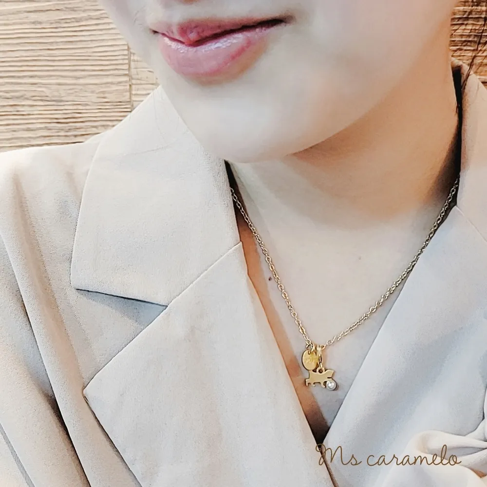 【焦糖小姐 Ms caramelo】為你帶來好運氣 綠水晶項鍊 青水晶項鍊 (K黃款) 歷史價格詳細信息