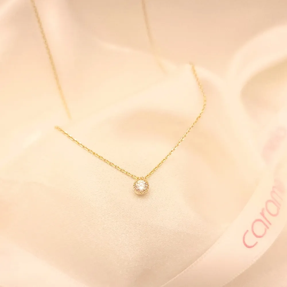 【焦糖小姐 Ms caramelo】925純銀 鋯石+和田玉石 銅錢鋯石項鍊 歷史價格詳細信息