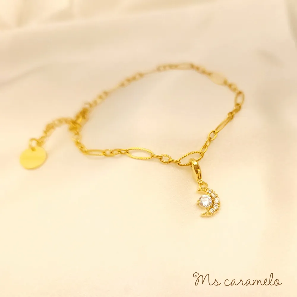 -月光石手鍊 月光石轉運守護愛情助學業事業手鍊送女友送閨蜜生日畢業禮物。 歷史價格詳細信息