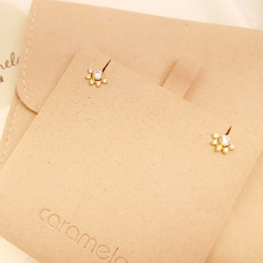 【焦糖小姐 Ms caramelo】925純銀 鋯石耳環 歷史價格詳細信息