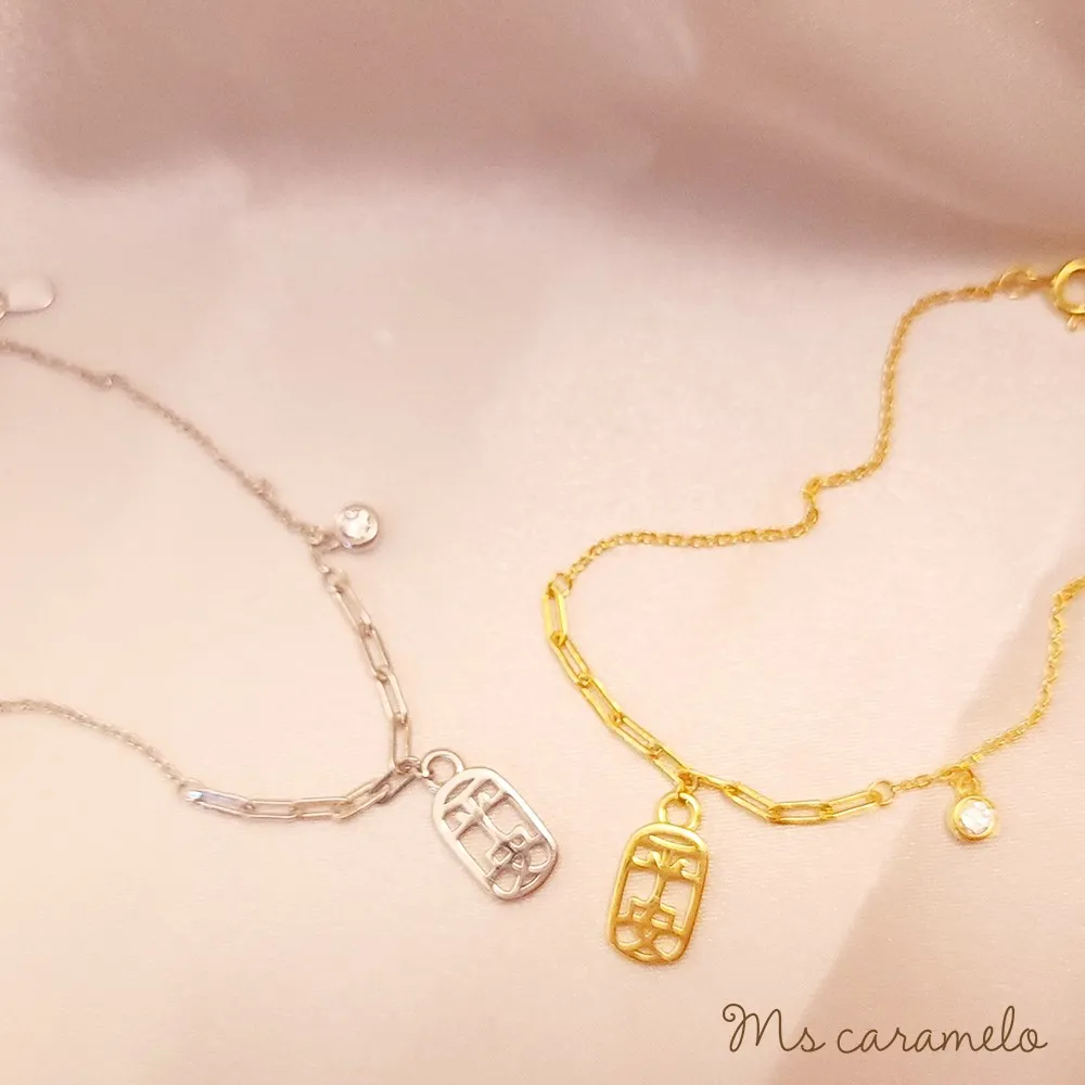 【焦糖小姐 Ms caramelo】925純銀 鋯石&貝珠 項鍊 歷史價格詳細信息