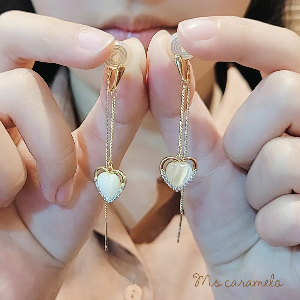 【焦糖小姐 Ms caramelo】 夾式 貝珠+鋯石耳環 歷史價格詳細信息