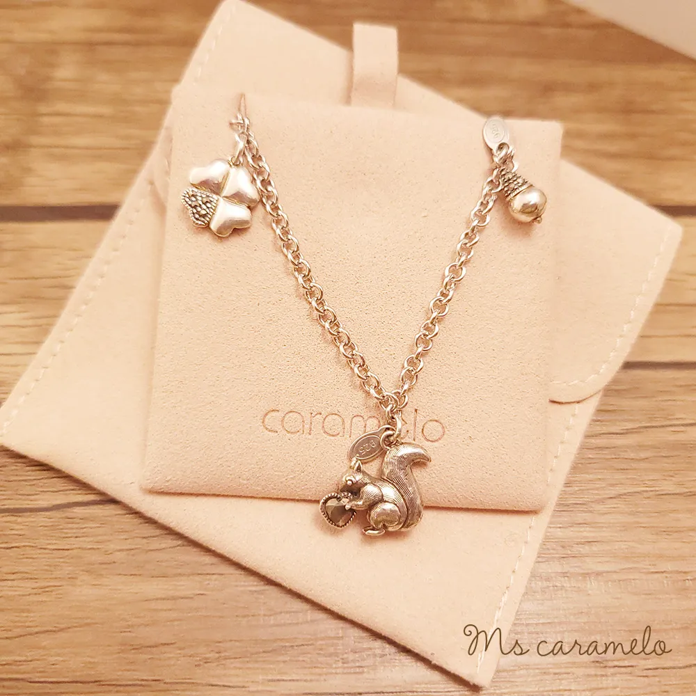 焦糖小姐-Ms-caramelo-925銀鍍K白 碧璽項鍊(黃水晶 黑剛玉 石榴石項鍊) 歷史價格詳細信息