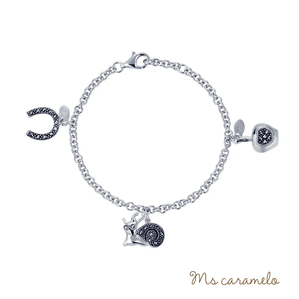 焦糖小姐-Ms-caramelo-925銀鍍K白 碧璽項鍊(黃水晶 黑剛玉 石榴石項鍊) 歷史價格詳細信息