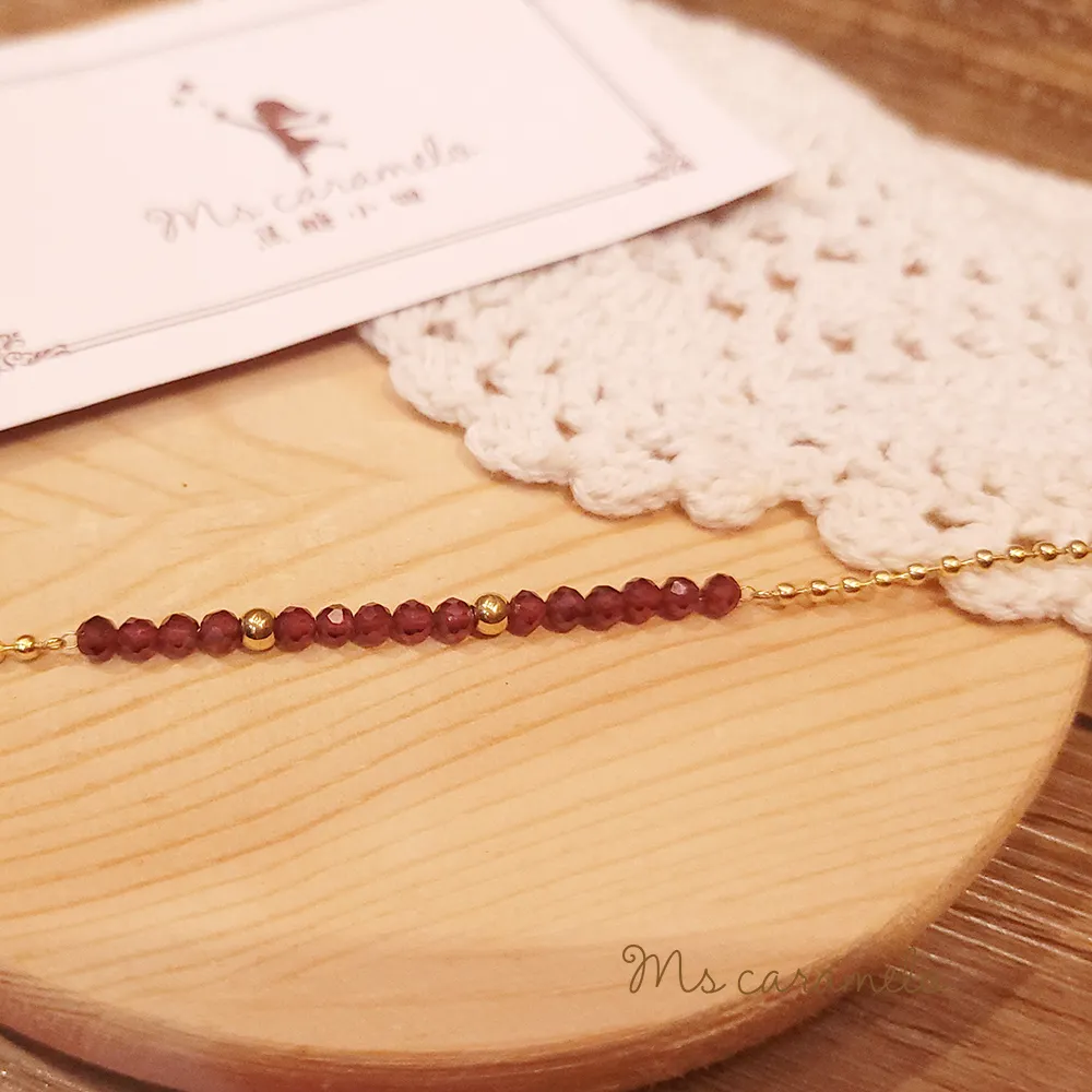 【焦糖小姐 Ms caramelo】為你帶來好運氣 綠水晶項鍊 青水晶項鍊 (K黃款) 歷史價格詳細信息