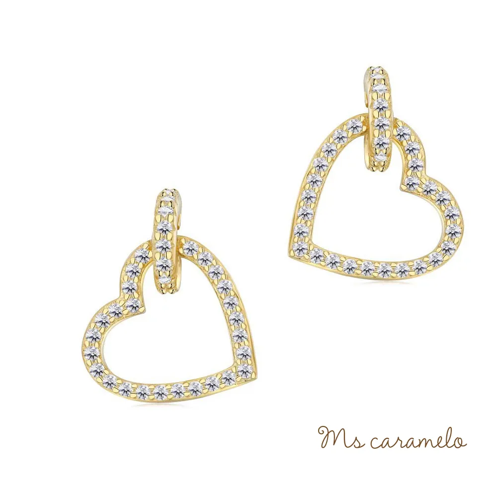 【焦糖小姐 Ms caramelo】 925純銀鍍K黃 鋯石耳環(貝珠耳環) 歷史價格詳細信息