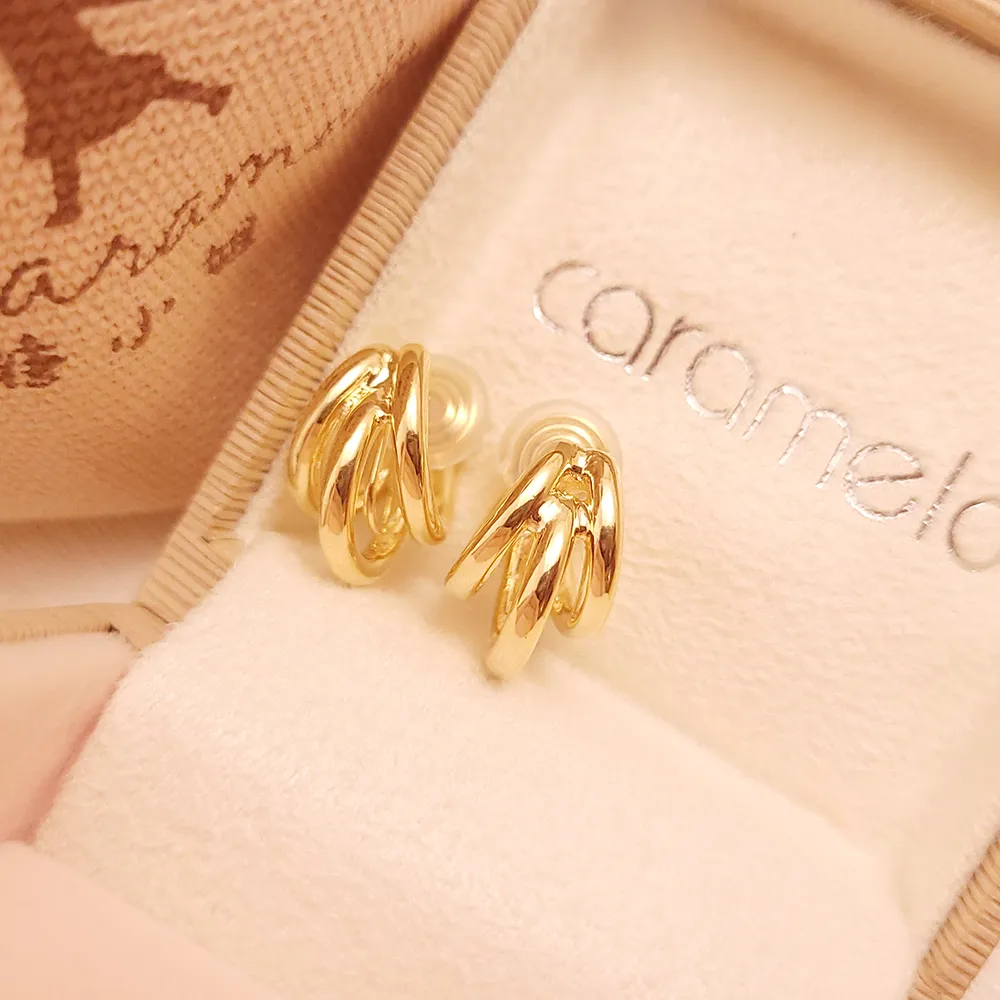 【焦糖小姐 Ms caramelo】 夾式 貝珠+鋯石耳環 歷史價格詳細信息