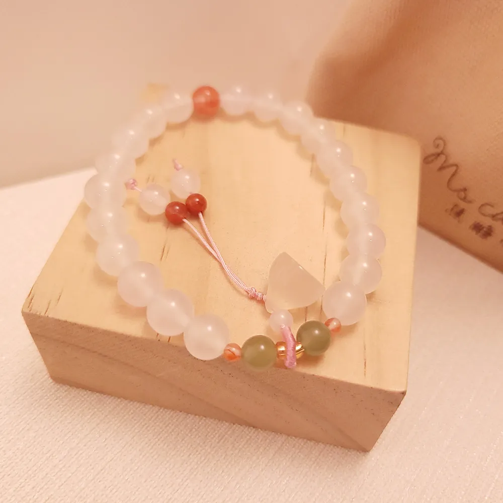 【焦糖小姐 Ms caramelo】藍水晶手鍊 10月誕生石 (K白款) 歷史價格詳細信息