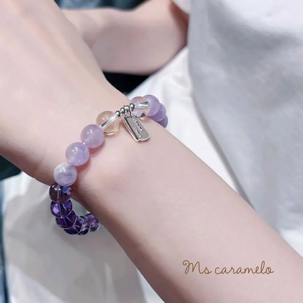 【焦糖小姐 Ms caramelo】紫晶天然石 Purple Quartz 耳環 306不鏽鋼 Stainless steel 歷史價格詳細信息