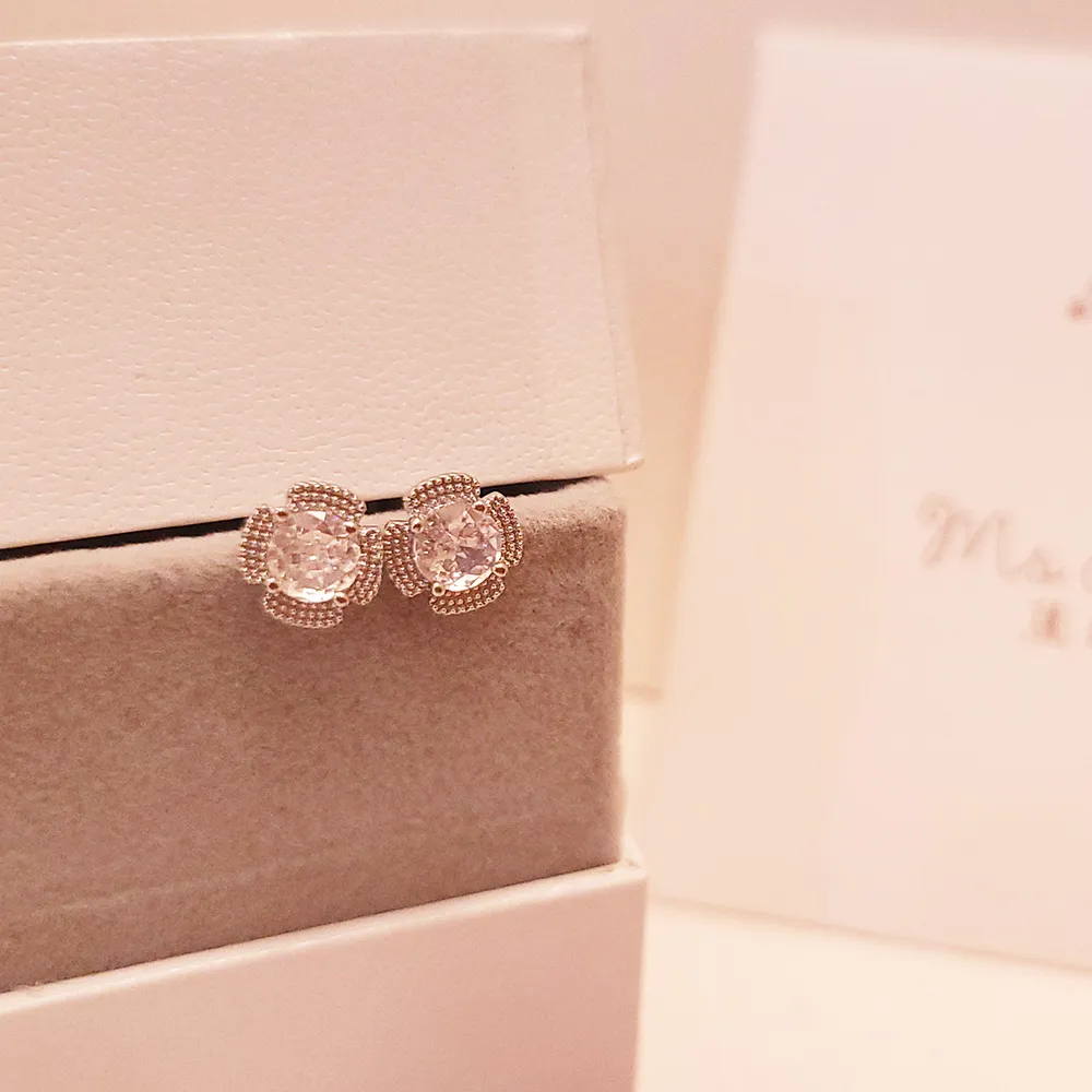 【焦糖小姐 Ms caramelo】925純銀 小熊耳環 鋯石耳環 歷史價格詳細信息