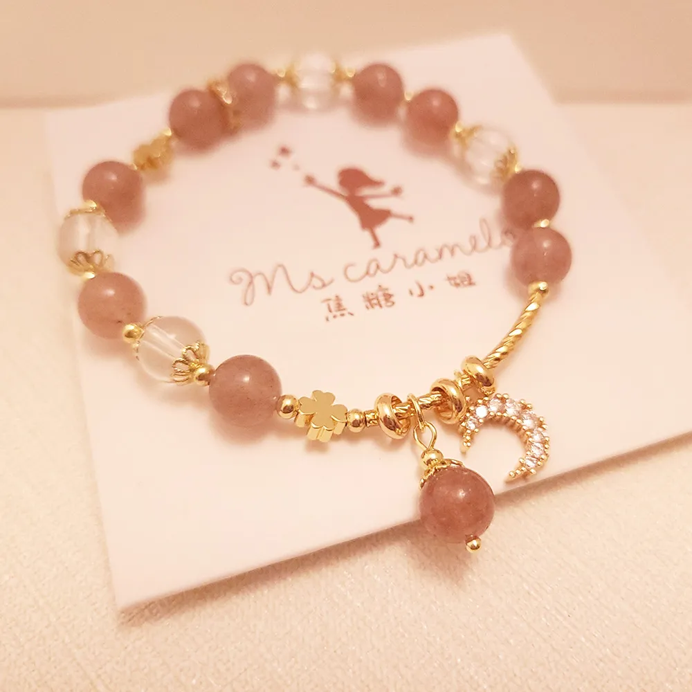 【焦糖小姐 Ms caramelo】紅石榴石手鍊 306不鏽鋼 Stainless steel 歷史價格詳細信息