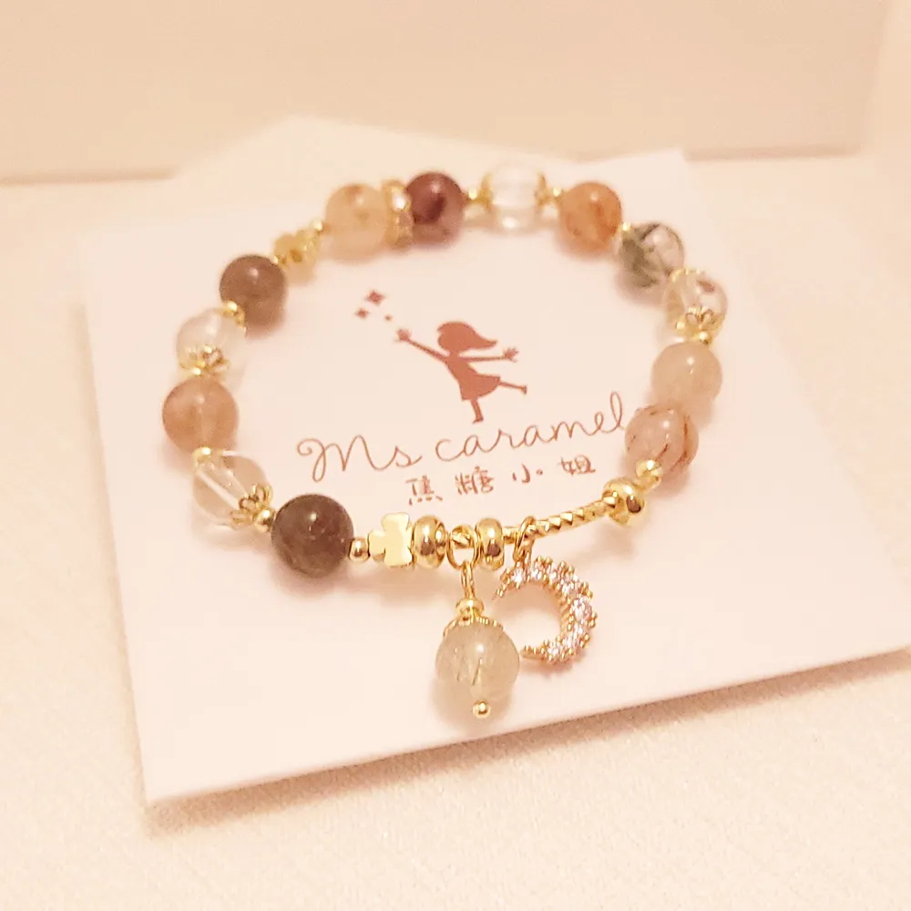 【焦糖小姐 Ms caramelo】彩色鋯石 貝珠 Fancy 項鍊 歷史價格詳細信息