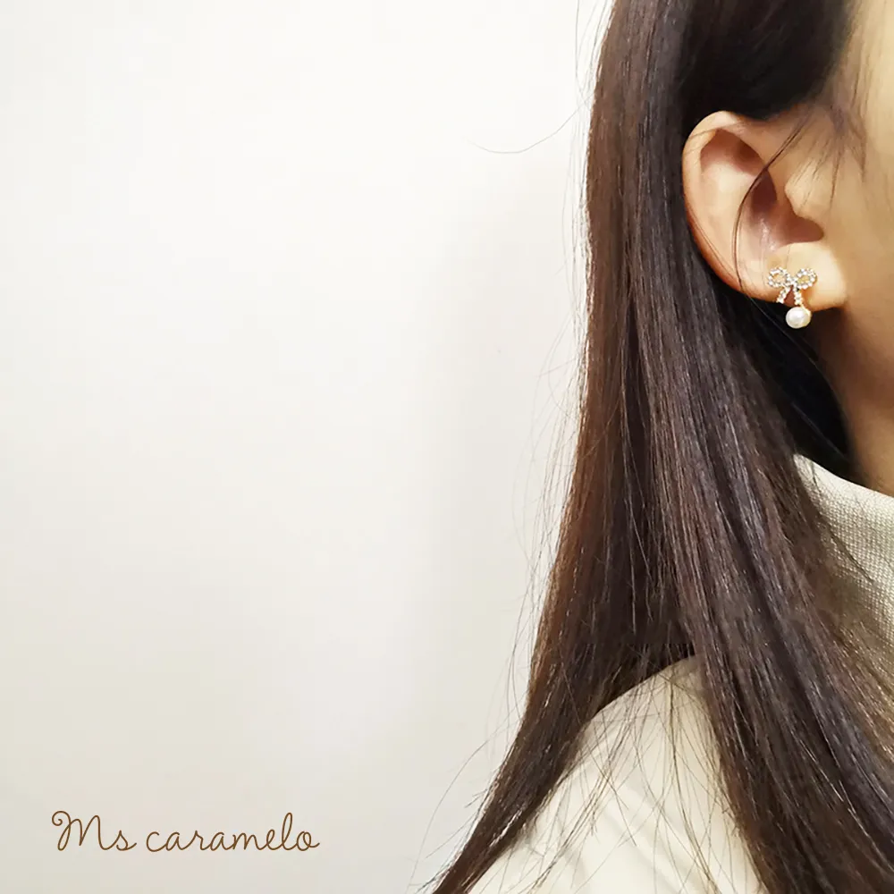 焦糖小姐-Ms-caramelo-鋯石耳環-貝珠耳環 歷史價格詳細信息