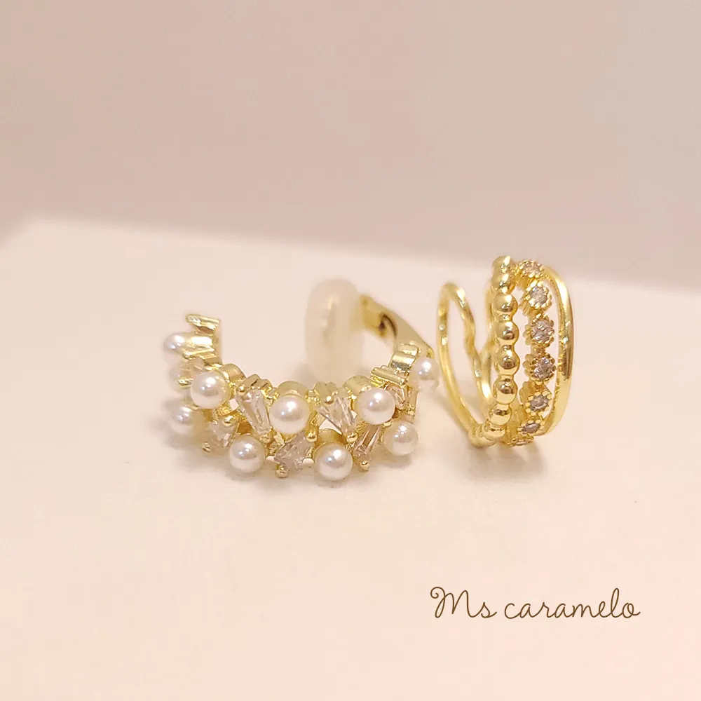 焦糖小姐-Ms-caramelo-鋯石耳環-貝珠耳環 歷史價格詳細信息