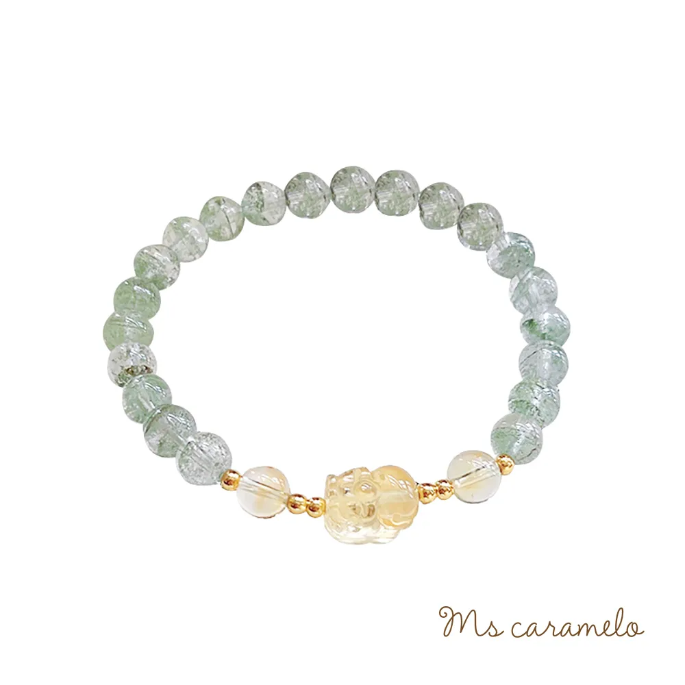 【焦糖小姐 Ms caramelo】藍水晶手鍊 10月誕生石 (K白款) 歷史價格詳細信息