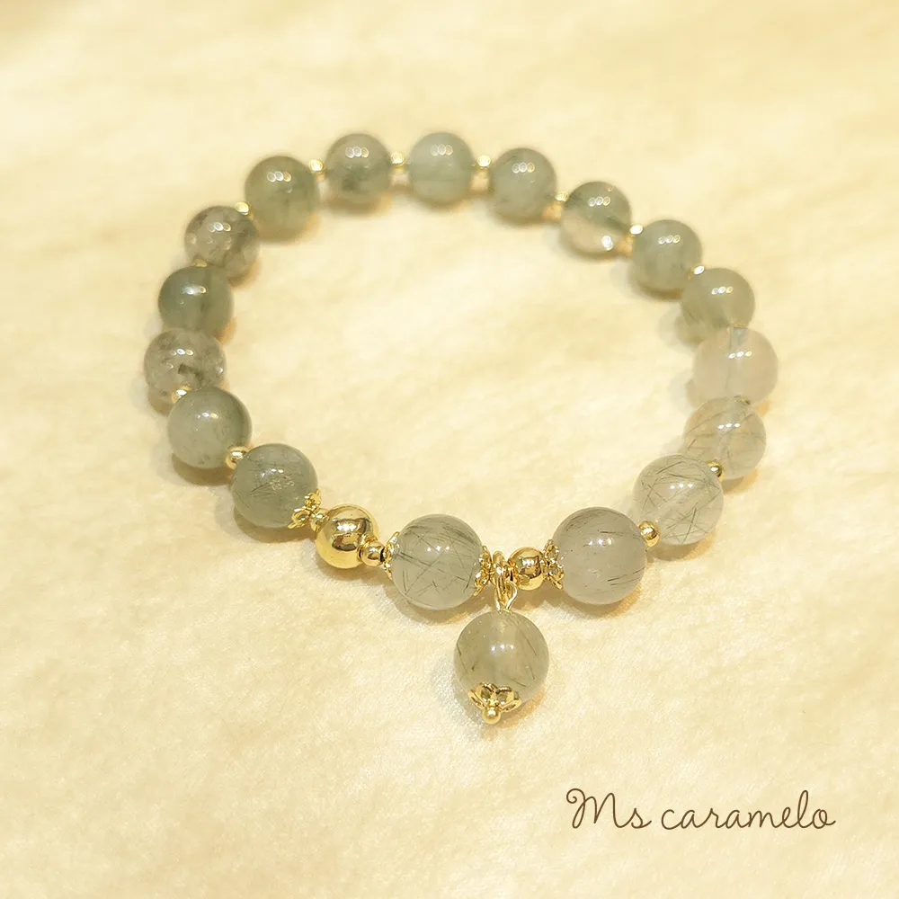 【焦糖小姐 Ms caramelo】藍水晶手鍊 10月誕生石 (K白款) 歷史價格詳細信息