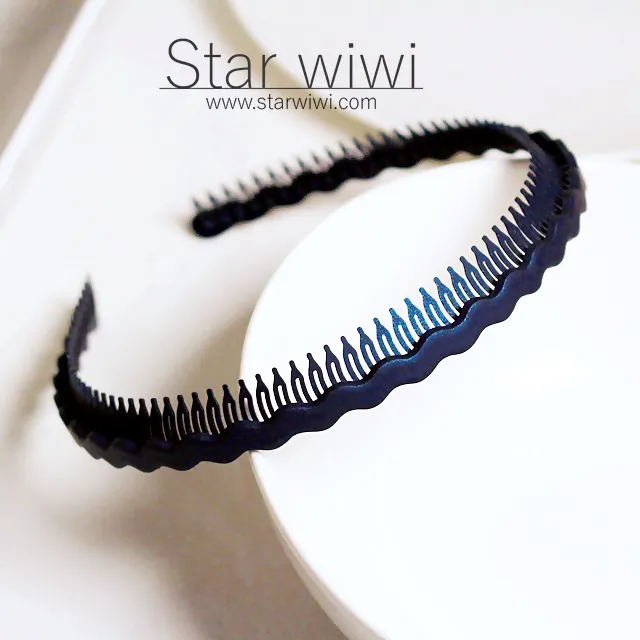 【Star wiwi】時尚波浪齒梳髮箍《髮飾 • 髮箍》《2入組》《霧灰色》 歷史價格詳細信息