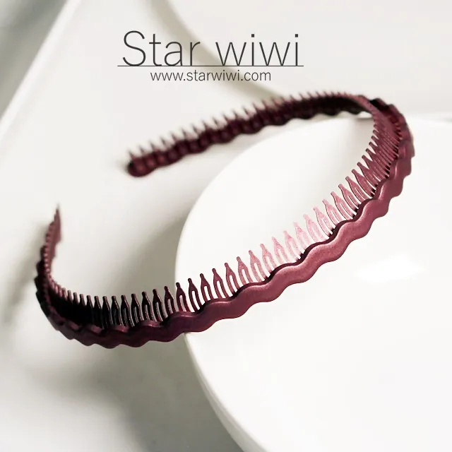 【Star wiwi】時尚波浪齒梳髮箍《髮飾 • 髮箍》《2入組》《霧灰色》 歷史價格詳細信息