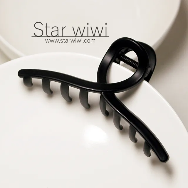【Star wiwi】經典交叉造型大鯊魚夾《髮飾 • 髮夾》《2入組》《黑色款》 歷史價格詳細信息