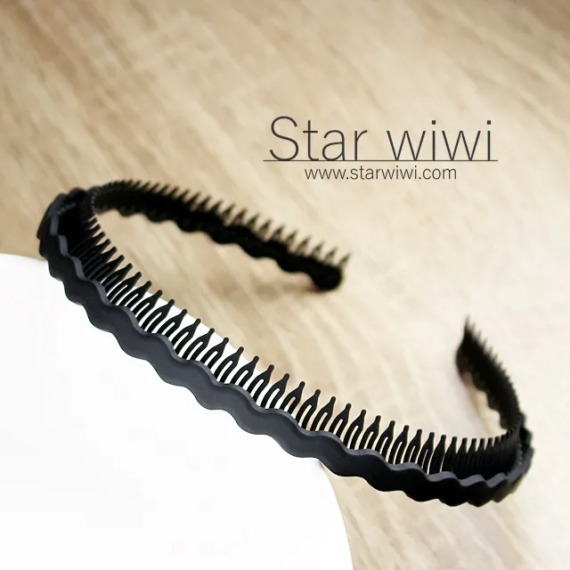 【Star wiwi】時尚波浪齒梳髮箍《髮飾 • 髮箍》《2入組》《霧灰色》 歷史價格詳細信息