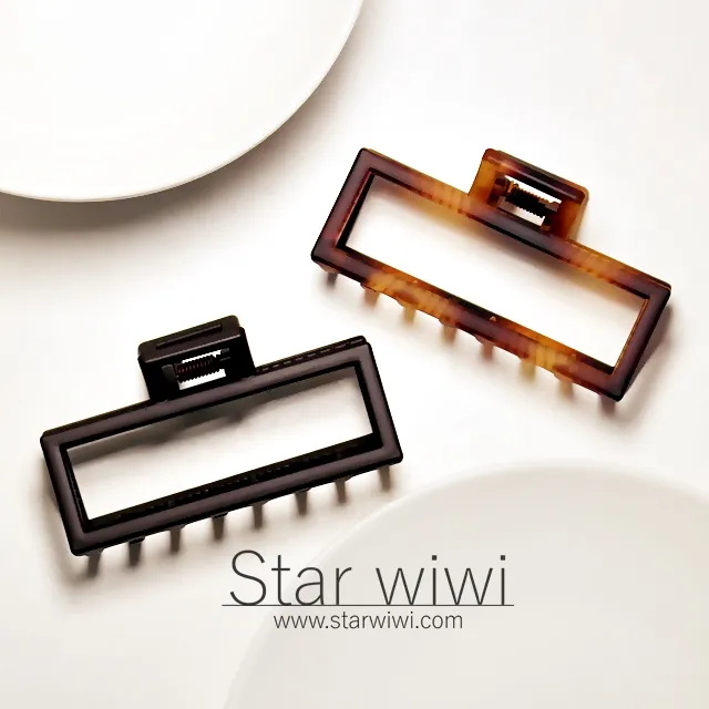 【Star wiwi】時尚簡約風格造型霧面大抓夾《2入組》《黑色》 ( 髮飾 髮夾 鯊魚夾 ) 歷史價格詳細信息