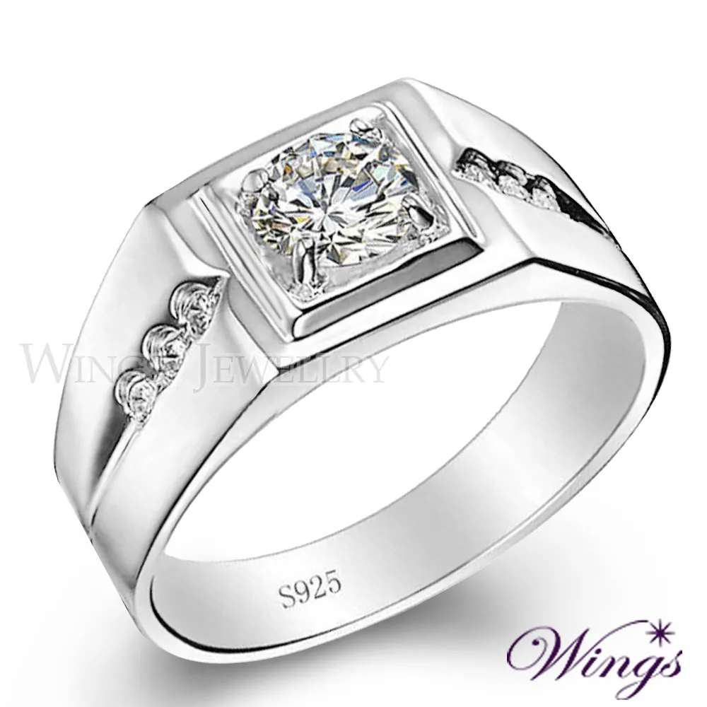 Wings 頂級八心八箭擬真鑽 華爾滋 一克拉細緻精工鑲嵌戒指 歷史價格詳細信息