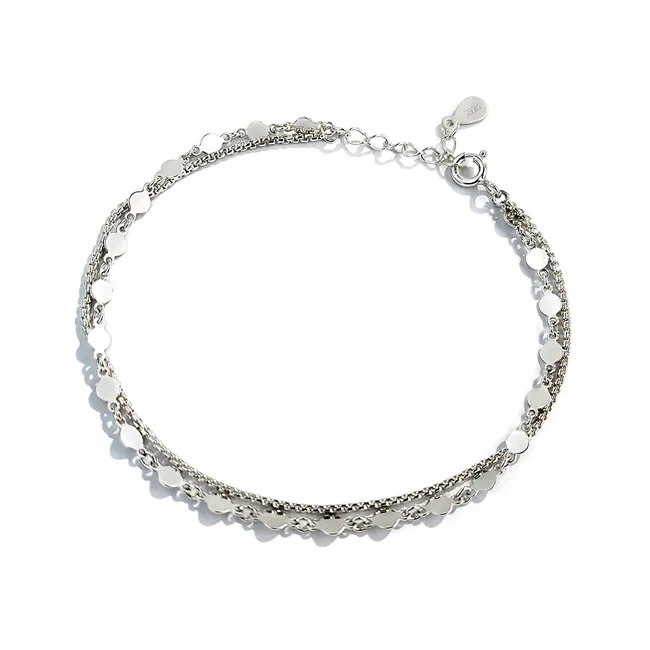 GIUMKA925純銀手鍊女生 幸運四葉草 抗過敏手鏈 單個價格 MHS06003 歷史價格詳細信息