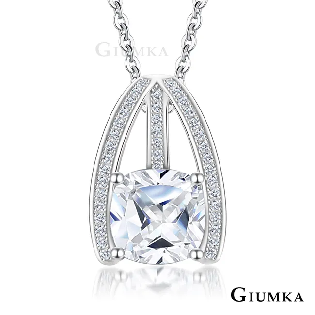 GIUMKA單鑽項鍊S925純銀短項鏈女鍊 專屬獨愛 6MM~10MM新春送禮情人節禮物MNS22038 歷史價格詳細信息
