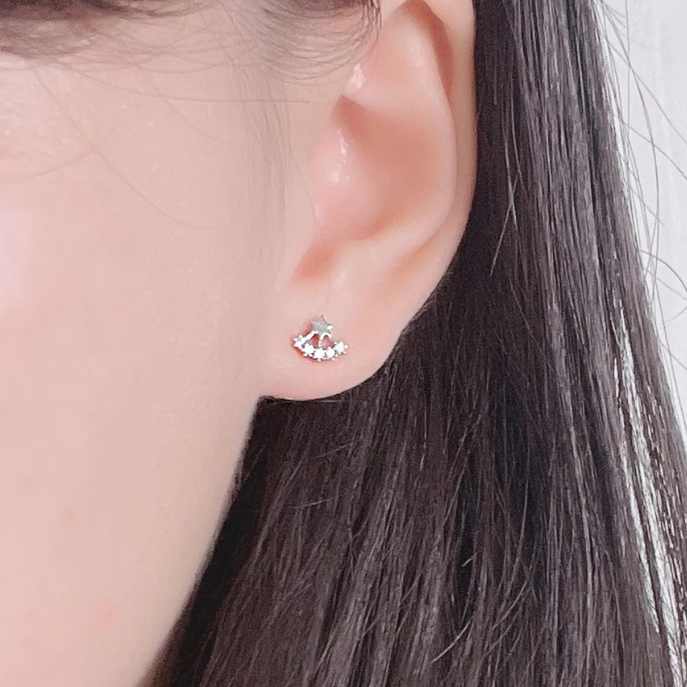 【GIUMKA】耀眼一生德國珠寶白鋼栓扣式耳環 單邊單個價格 MF5019 歷史價格詳細信息