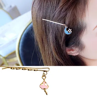 【Charme】日系手作 水玉圓點立體層次花朵 髮束 水藍色 歷史價格詳細信息